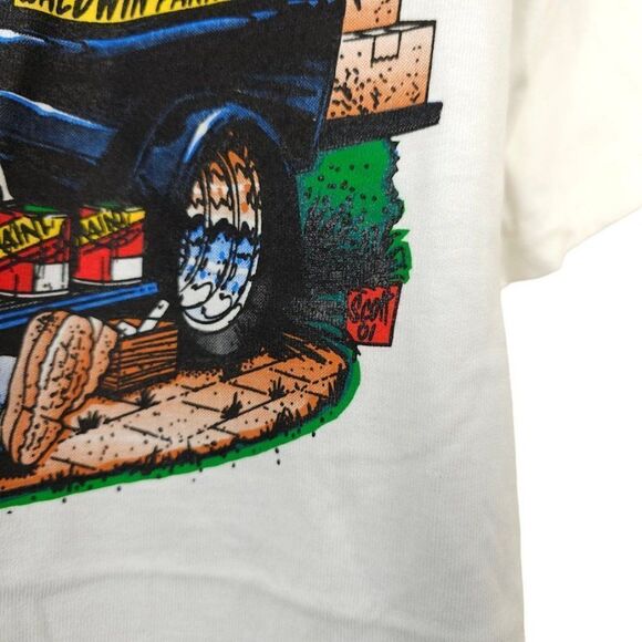 Baldwin Park Police T Shirt Mens Size XL Vintage Y2K SHARP Program Construction - Picture 5 of 7